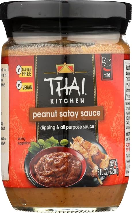 Thai Kitchen Peanut Satay Sauce, 8-Ounce (Pack of 6) by Thai Kitchen
