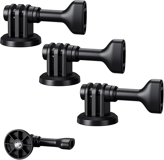 3Pcs Action Camera Tripod Adapter w. 1/4"-20 Hole for DJI Osmo Action 6 5 4