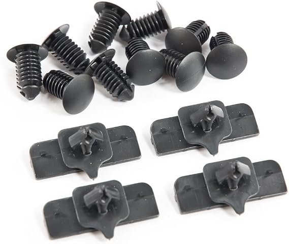 Pony 1999-2004 Mustang Rocker Panel Moulding Retainers 14pc Hardware