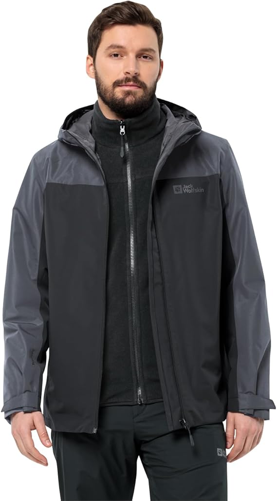 Jack Wolfskın Taubenberg 3In1 Jkt M Men's Jacket Phantom S