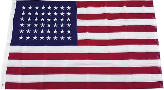 4 Less Co 3x5 Feet 48 Stars Old Glory Star Spangled American Flag Usa Embroidered Nylon With Grommets