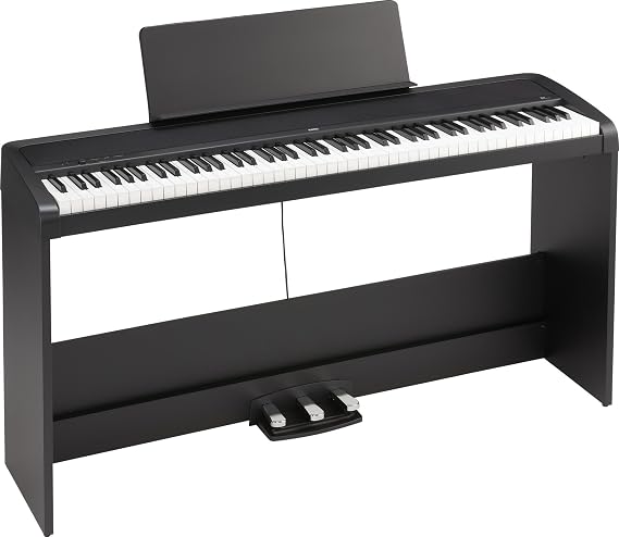 Korg B2 88-Key Digital Piano w/stand; Audio/MIDI USB; Software - Black