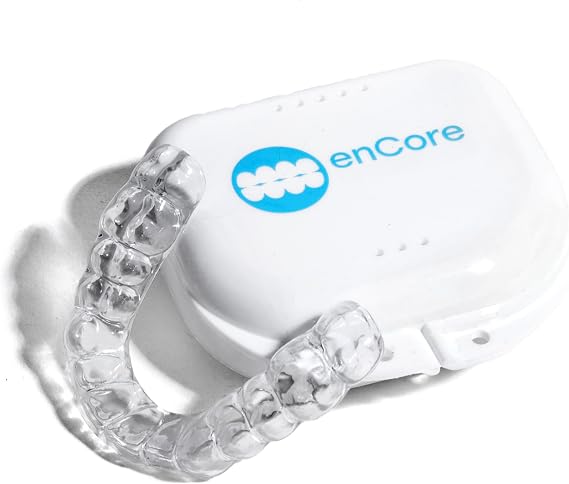 Encore Custom Mouth Guard for Grinding & Clenching Teeth at Night | At-Home DIY Dental Impression Kit | Single Guard Fabricated for Perfect Fit & Lasting Protection | For All Levels of Bruxism