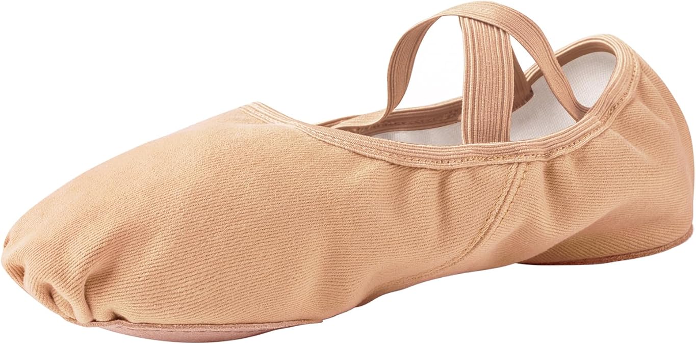 Stelle Ballet Shoes for Women Highly Stretch Canvas Split Sole