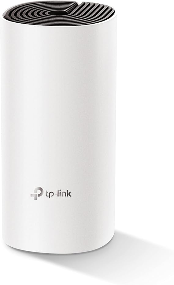 TP-Link Deco E4 1-Pack, AC1200 Mbps, Dual-Band, 10/100Mbps Ports, Connectivity Up to 100 Devices, Easy Installation with Mobile Application, Wi-Fi 5 Mesh System