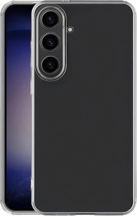 GGM GİYİM & AKSESUAR Samsung Galaxy S25 Fe / S26 Fe ile Uyumlu Şeffaf Silikon Kılıf Şok Emici Özellikli Full Kasa Koruma Sağlayan Şeffaf Kılıf