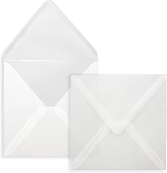Square Envelopes 150 x 150 mm White