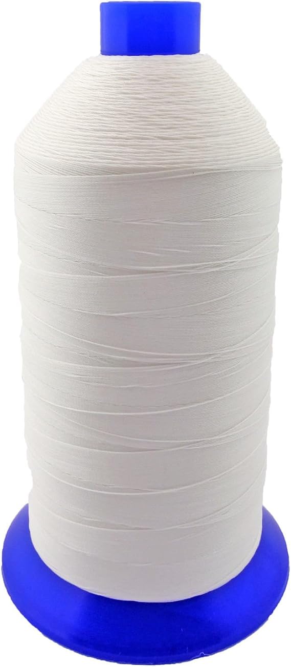 White Bonded Nylon Upholstery Thread Size 92, Tex 90, 16 Oz. 4200 Yards