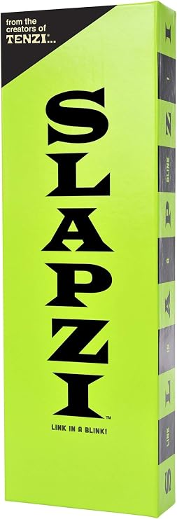 TENZI SLAPZI Full-Sized Edition - Includes 120 Picture Cards, 65 Clue Cards - The Quick Thinking and Fast Matching Card Game for All Ages - 2-8 Players