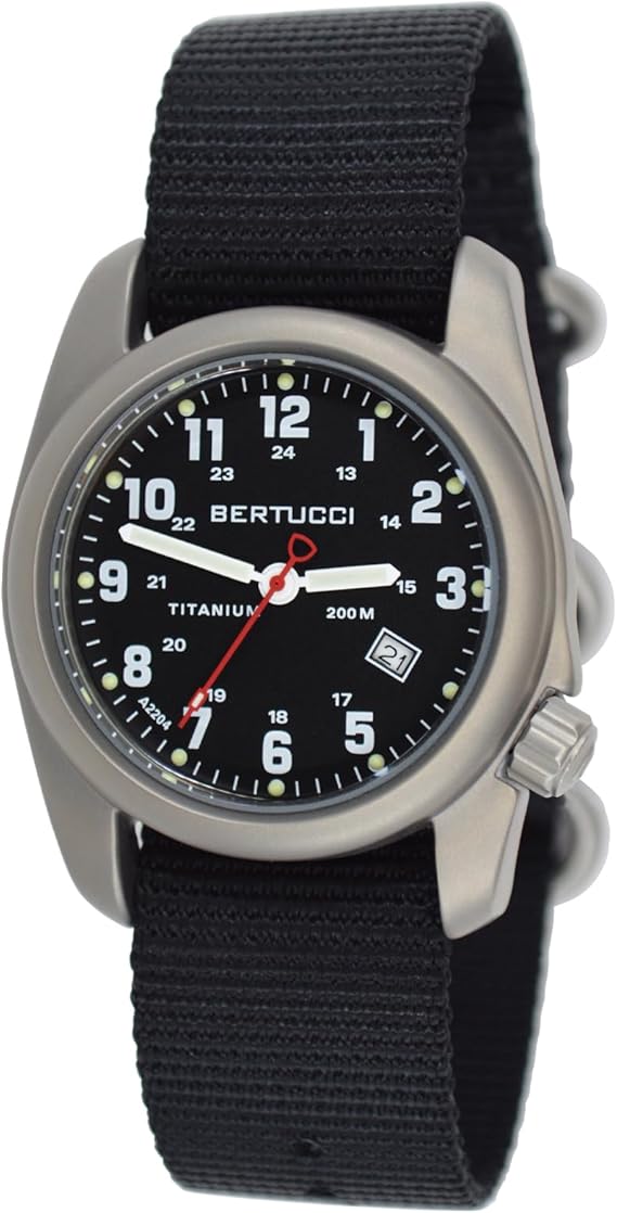 Bertucci Men's 12022 A-2T Original Classics Durable Titanium Field Watch