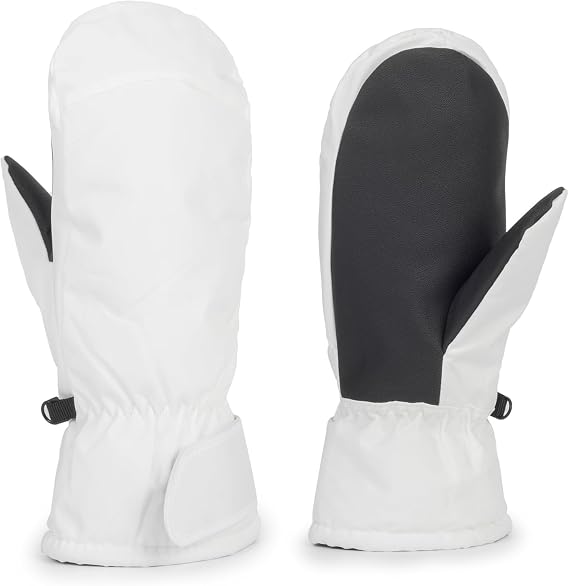 Winter Ski-Gloves for Women Men - Outdoor Warm Waterproof Windproof Snowboarding Mittens for Cold Weather
