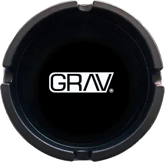 GRAV Black Silicone Ashtray