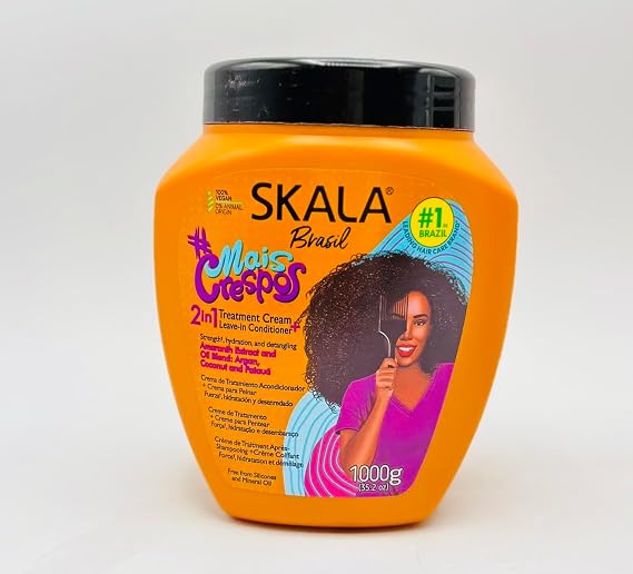 HB Skala Expert Mais Crespos 2 in 1 Treatment Cream 1000g For Coily and Kinky Hair
