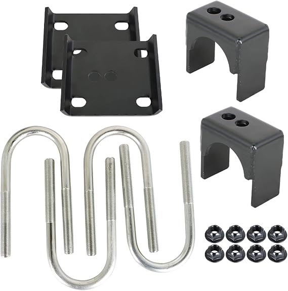 WFLNHB 5 Inch Rear Lowering Drop Axle Flip Kit | Lowering Kit Replacement for C10 Replacement for Truck 1973-1987