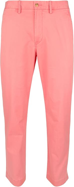 Polo Ralph Lauren Men's Stretch Straight Fit Chino Pants Rd 34x30 Pale Red