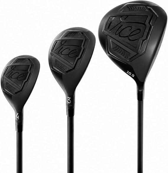 Vice Golf Boost Plus Men's Wood Set (Driver, 3 Wood, Hybrid)