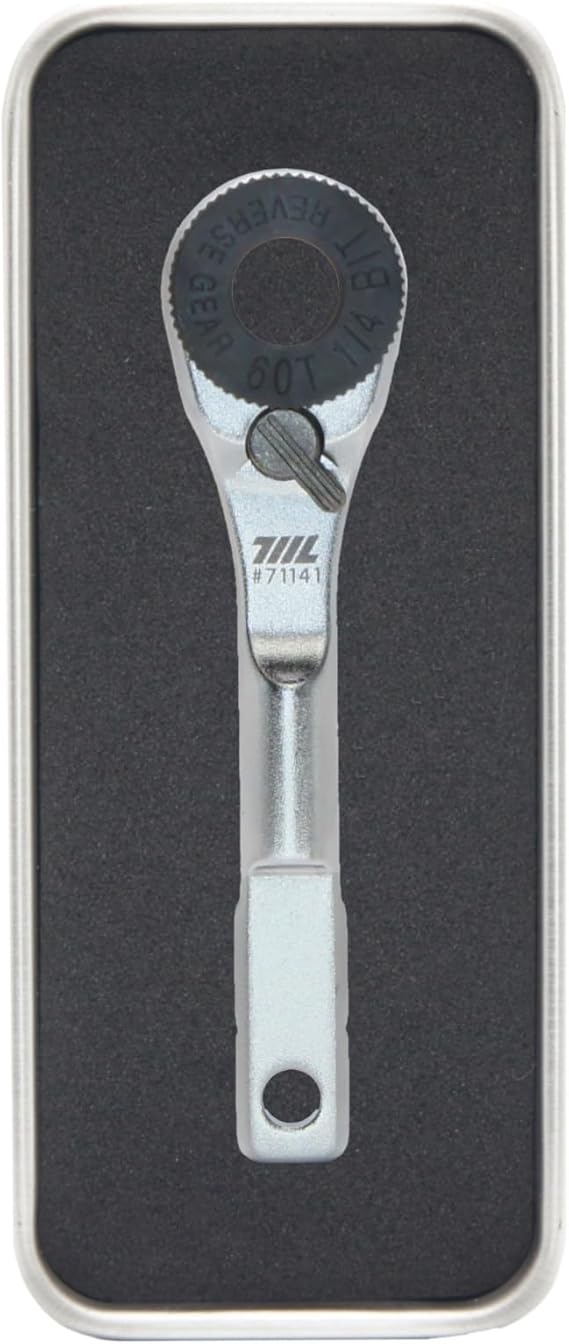 711L EDC Ratchet Wrench for Leatherman Multitools MK1 - Compact Flat End Screwdriver Accessory for Multi-tools with Flat Bit Adapters #71141