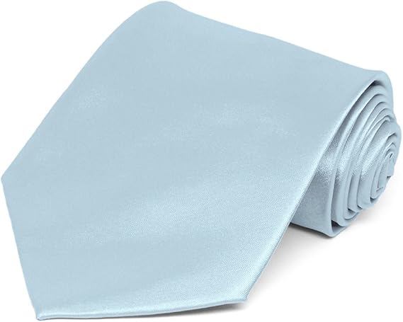 tiemart Men's Solid Color Necktie Standard Length