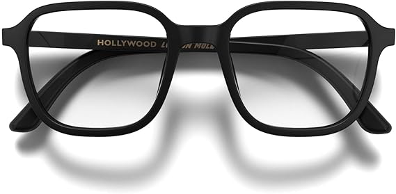 LONDON MOLE Hollywood thin lightweight reading glasses | Sleek square frame | Contemporary minimal style | Men and women