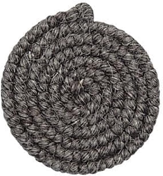 Crepe Wool Hair 36-inch Dark Grey - for Creating Beards, Mustaches and Fake Hair