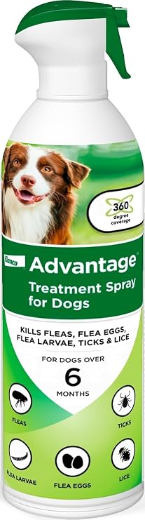 Advantage Dog Flea Treatment Spray | Kills Fleas & Ticks | Dog Flea Spray | 8 oz.