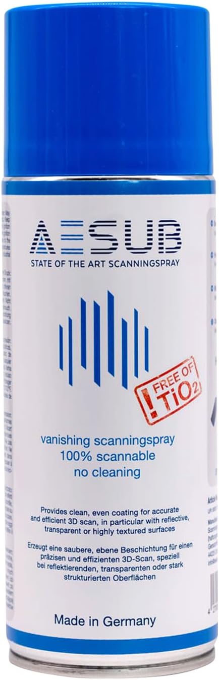 AESUB Blue Spray for 3DMakerpro 3D Scanner, 400ml