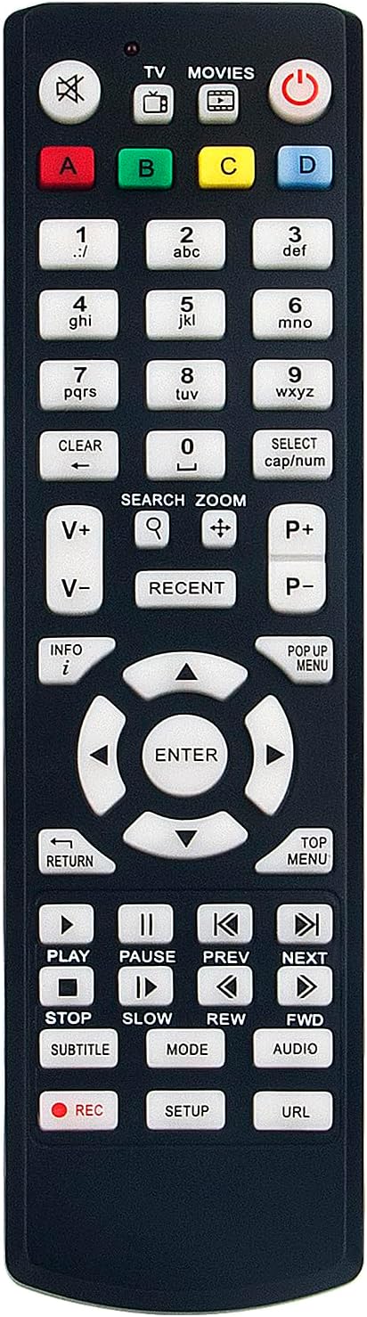 Replacement Remote Compatible with Kartina TV / Dune HD Remote Control