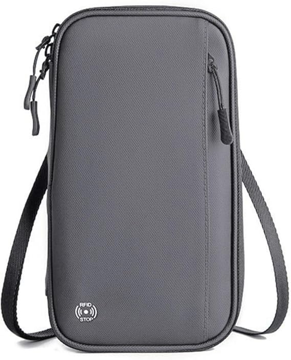 Passport Holder, RFID Blocking Family Passport Wallet, Multi-functional Travel Document Organizer, Large Capacity for Women, Men, and Families