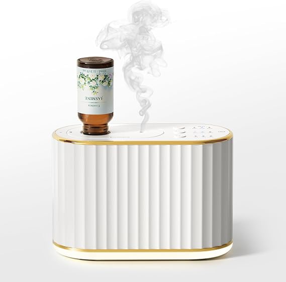 Waterless Essential Oil Diffuser for Room, Cordless Scent Diffuser