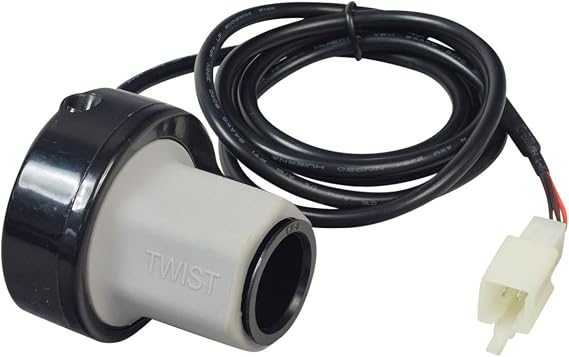 AlveyTech Razor Single Speed 4-Wire Twist Grip Throttle with 50" Wires for Razor E100/E125 (Versions 10+), E100 Glow (V 1-46+), E150/E175/RX200 (V 1+), E200 (V 24+), E300 (V 20+)
