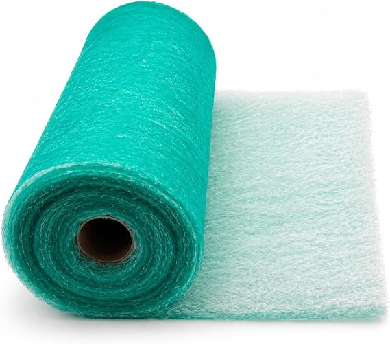 Paint Booth Exhaust Fiberglass Filter Roll, Paint Arrestor for Spray Booth (48" x 300ft)