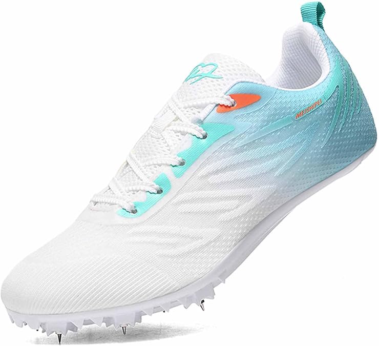 Men's Track Spikes Shoes Lightweight Running Racing Jumping Sprint Shoe Youth Jumping Athletics Sneakers