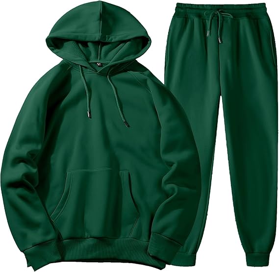 Jogging Suit Men's Warm Tracksuit Streetwear Tracksuit Sports Suit Plain Hoodie Jogging Bottoms Fitness Suit Y2K Hip Hop with Pockets Leisure Suit Pullover Sports Trousers Leisure Suit