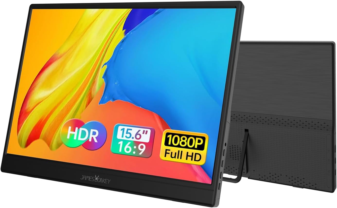 James Donkey JDP15 15.6″ 60Hz Full HD IPS Portable Monitor Zero Dead Pixels Guaranteed