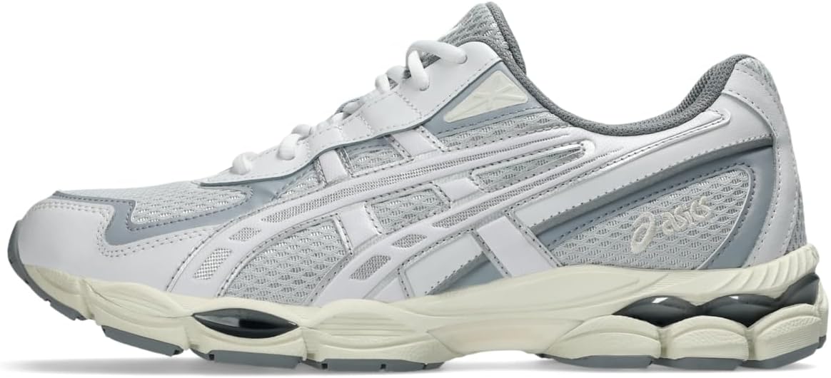 ASICS Unisex Gel-NYC 2055 Sportstyle Shoes, 6H, Glacier Grey/White