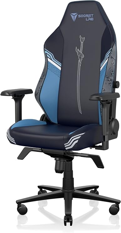 Secretlab TITAN Evo League of Legend Yasuo Gaming Chair R Size PU Leather Secret Lab Desk Chair Ergonomic Computer Chair Lumbar Support 4D Armrest Adjustable Lumbar Support Computer Chair Sitting Comfortable Telework Home 165 Degree Reclining Official Collaboration Riot LoL Ionia Ionia Onia Luxury Premium