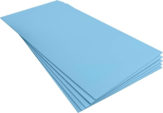 10mm XPS Foam Boards Floor Underlay Thermal Insulation Underfloor Heating, 800 x 600 x 10mm