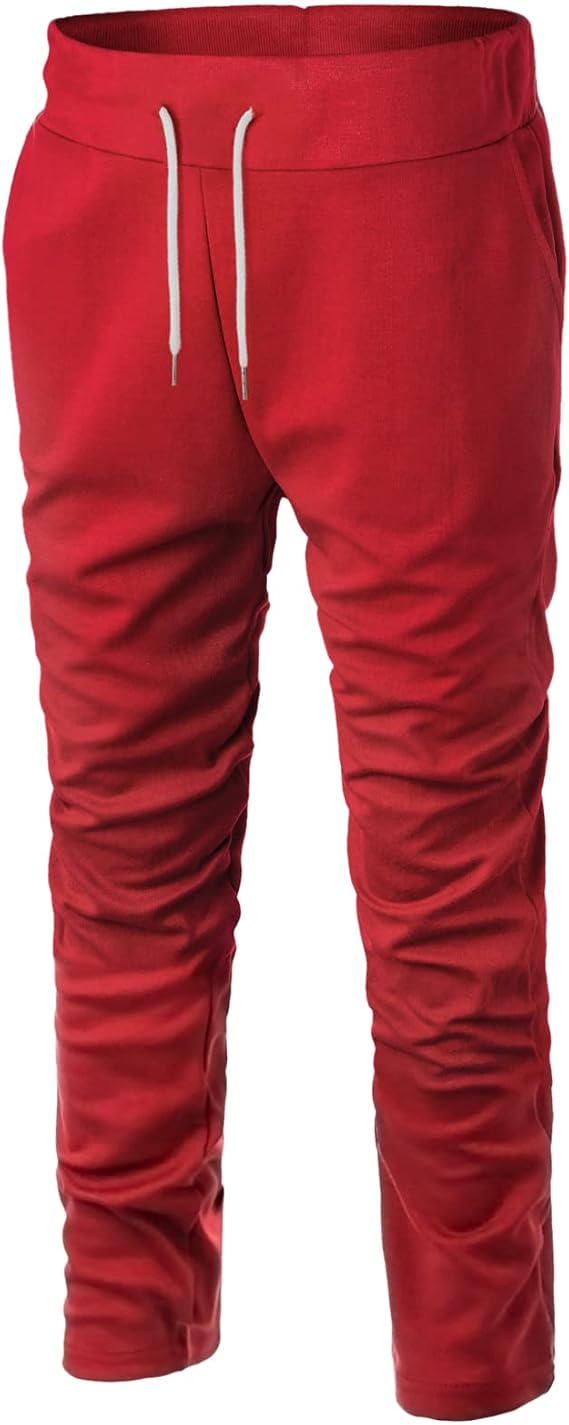 Ohoo Sweatpants for Men with Pockets Running Jogging Workout Track Pants