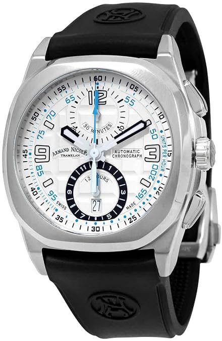 Armand Nicolet JH9 Chronograph Automatic Silver Dial Mens Watch A668HAA-AZ-GG4710N