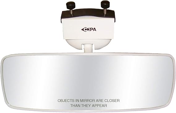 "CIPA 11081 COMP II Marine Mirror (White)",#34;11"" w x 4"" h"