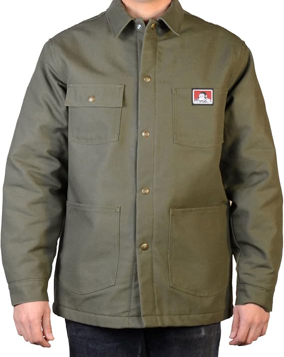 Ben Davis Original Jacket, Snap Front 397 Olive, Medium