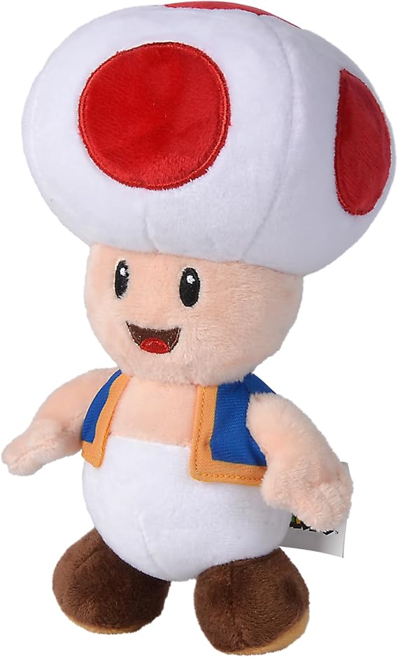 Simba Official Toad Plush Toy 8"