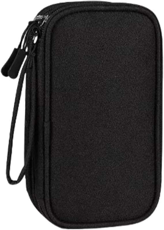 Electronics Organizer Travel Case for Women Men, Cable Organizer Bag Electronics Tech Accessories for Power Bank, SD Card, Cables, Phone