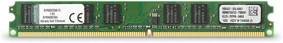 Kingston ValueRAM 1GB 800MHz DDR2 Non-ECC CL6 DIMM Desktop Memory