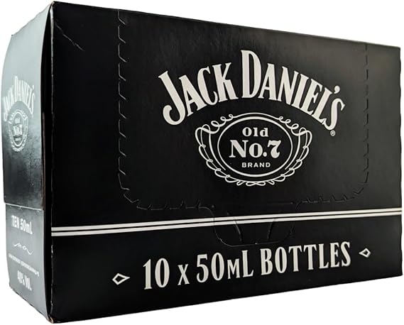 Jack Daniels Bourbon Miniatures 5cl - Pack of 10