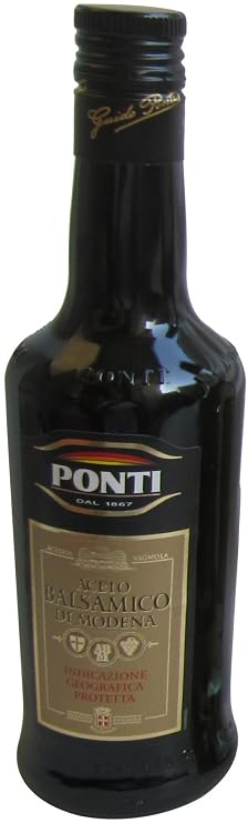 Ponti:" Aceto Balsamico di Modena" Balsamic Vinegar from Modena IGP 16.90oz (500ml) [ Italian Import ]