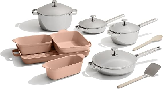 Our Place Titanium Pro Cookware & Bakeware Set, 15-Piece Nonstick Set