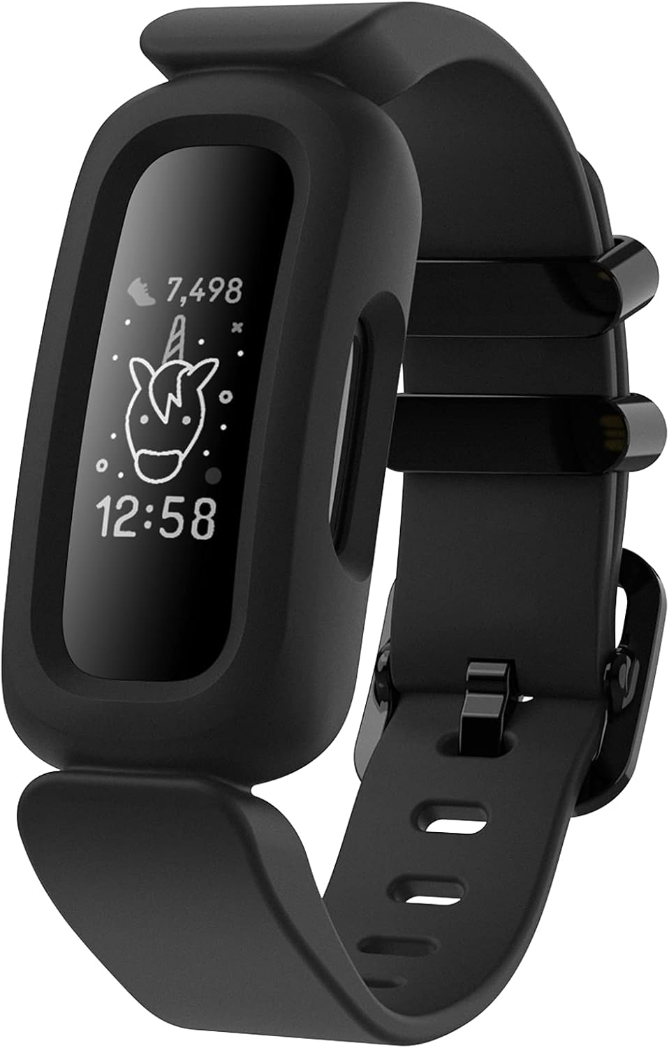 Band Compatible with Fitbit Ace 3  Inspire 2, Replacement Wristband for Ace 3 for Kids Boys Girls, One Size, Black x 1