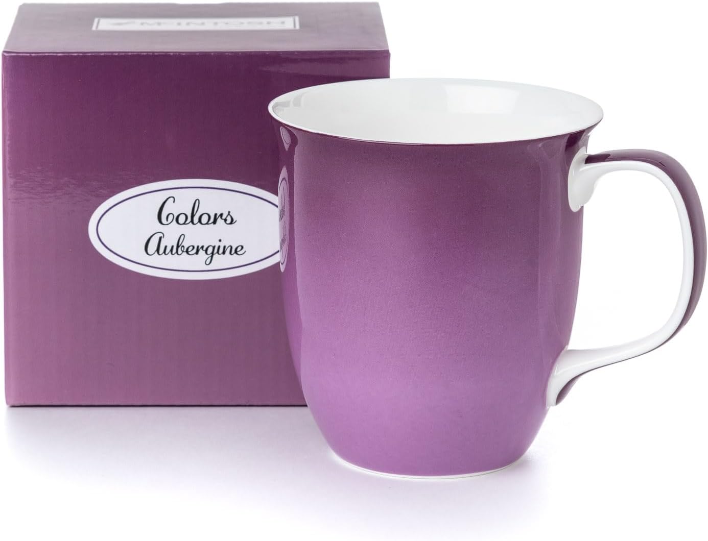 McIntosh Colors Aubergine Fine Bone China Java Mug