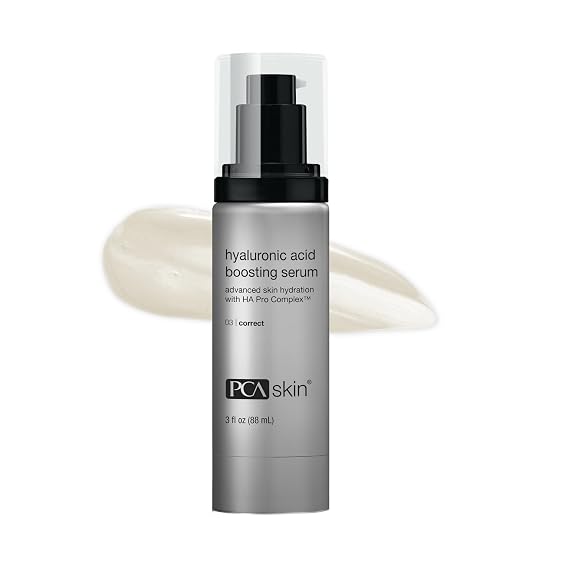 PCA SKIN Hyaluronic Acid Boosting Hydrating Face Serum, Lightweight, 3 oz